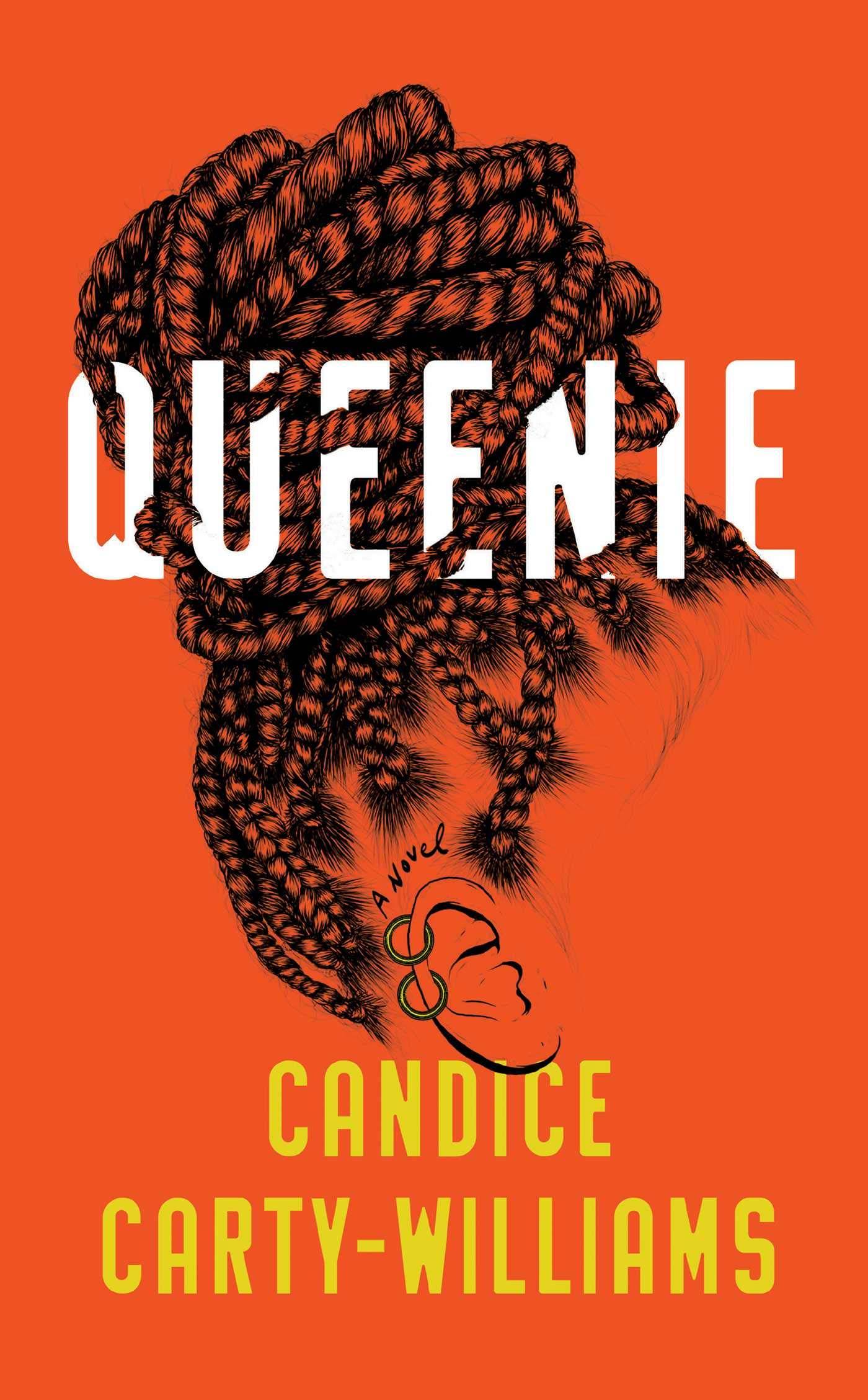 Orange cover with a Black woman's hair twists in a bun