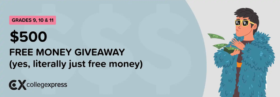 CollegeXpress $500 Free Money Giveaway Scholarship