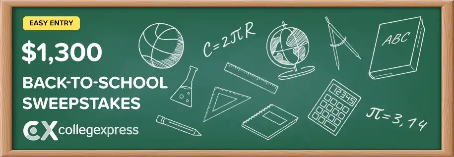 $1,300 CollegeXpress Back-to-School Sweepstakes