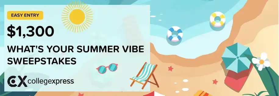 $1,300 CollegeXpress What's Your Summer Vibe Sweepstakes