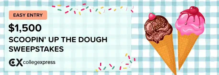 CollegeXpress $1,500 Scoopin' Up the Dough Sweepstakes