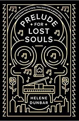 Prelude for Lost Souls books cover; line drawing of sugar skull
