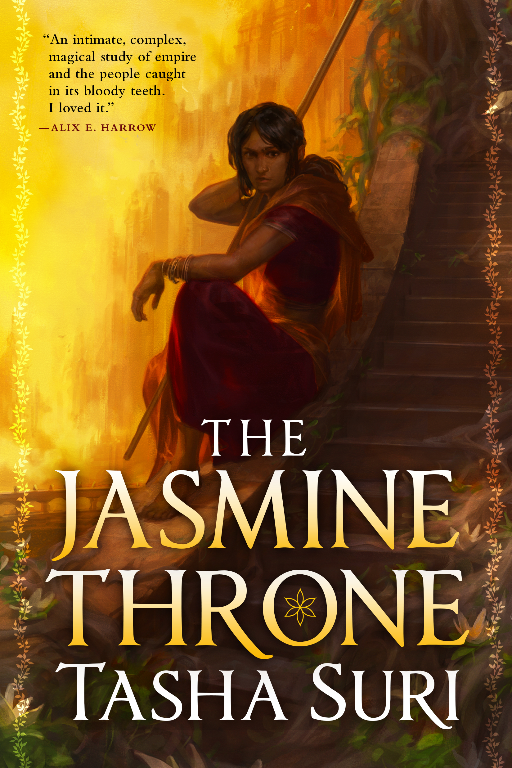 The Jasmine Throne book cover