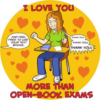 Open book Valentine