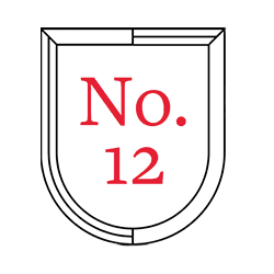 Number 12 badge