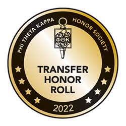 Transfer Honor Society badge